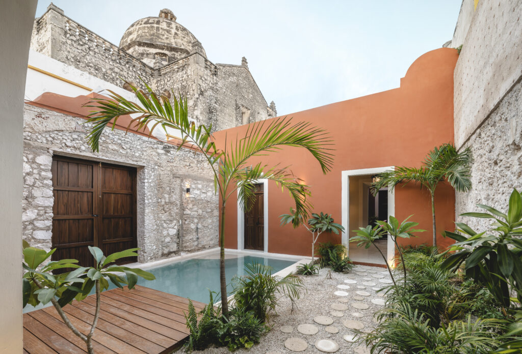 Casa colonial con patio y piscina privada en Campeche | Casonas MX
